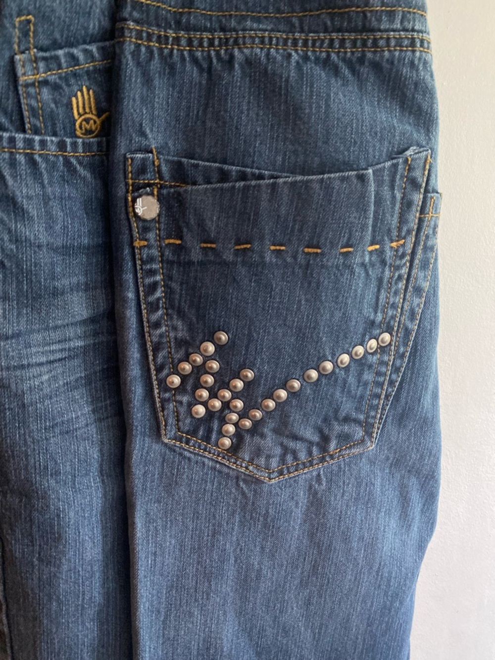 Miskeen jean shorts / jorts , miskeen originals vintage shorts, rare design,